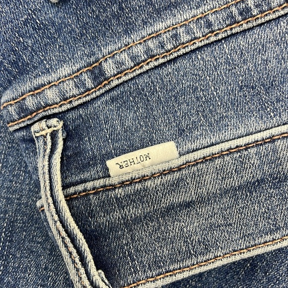 Mother The Weekender Fray In Walking On Coals Sz 25 blue - Picture 7 of 15